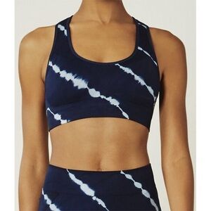 TORY BURCH SPORT Tie-Dye Seamless Racerback Bra SZ S